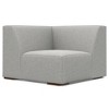 WyndenHall Biggs Left Sectional and Ottoman Pale Gray - 4 of 4