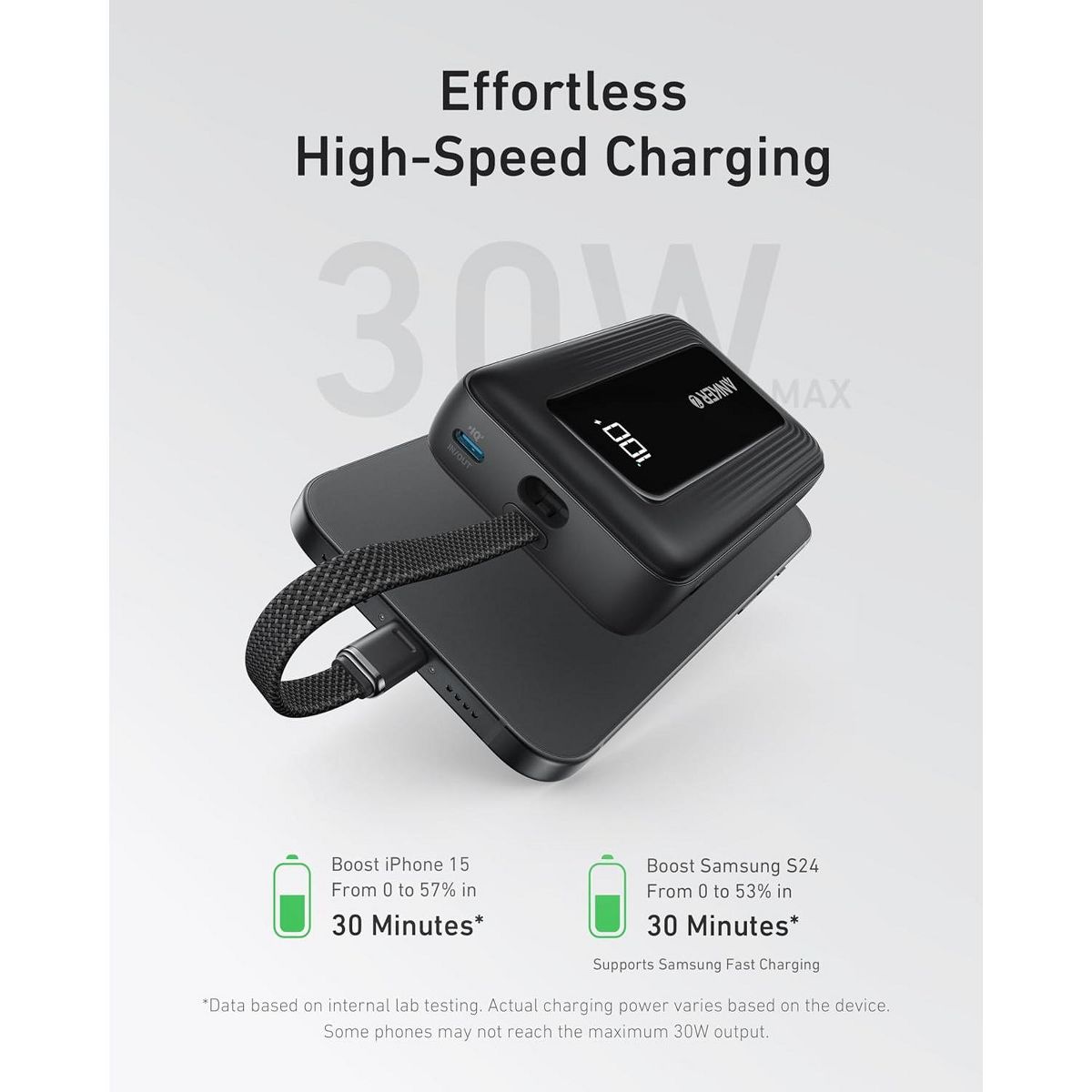Anker Zolo Power Bank (2025 Upgraded Version), 20,000mAh 30W Power Bank - thumbnail 10