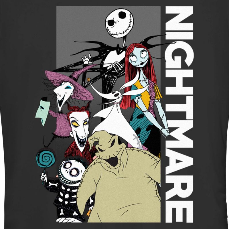 Juniors Womens The Nightmare Before Christmas Halloween Group Shot T-Shirt, 2 of 5