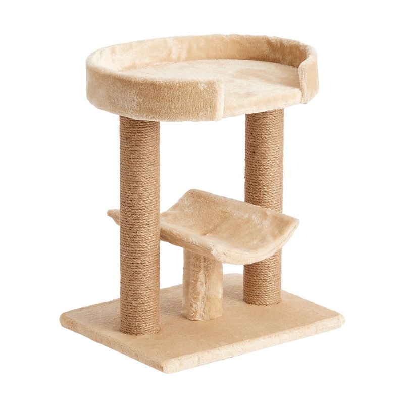 Two by Two Providence - Beige Scratching Post Cat Furniture - 21.1 in. Tall, 5 of 14