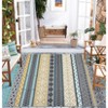 Outdoor Rug Waterproof Outdoor Carpet Patio Rug Mat Reversible RV Camping Rug-Plastic Straw Rug Outside Outdoor Area Rug for Patio Deck Balcony - 3 of 4