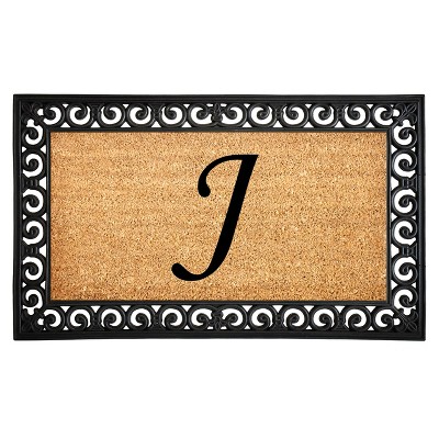 Calloway Mills 104132436A Gabriel Monogram Doormat 24 In. x 36 In.