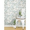 RoomMates Cat Coquillette Eucalyptus Peel & Stick Wallpaper Blue: Removable Vinyl, Self-Adhesive, 28 Sq Ft Coverage - 4 of 4