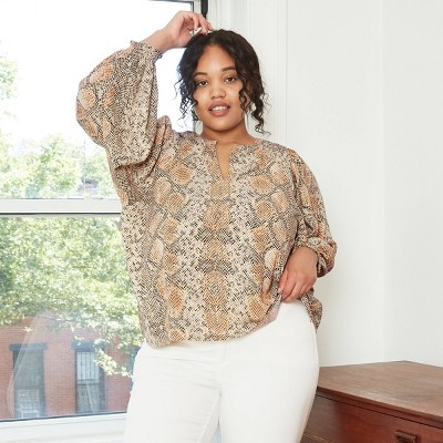 target women's plus size blouses