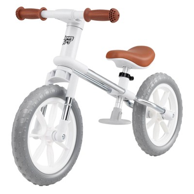 Infans 12" Balance Bike 2 Wheels Children’s Bicycle with Adjustable Seat White