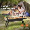 23" Lightweight Charcoal BBQ Grill, Collapsible Stainless Steel Design for Picnics & Beach Parties, w/ Detachable Grate, Spark-Resistant Mesh Guard - 4 of 4