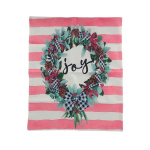 Unique Bargains Dining Chair Slipcovers Linen Pink 22.83"x19.29" 1Pcs - 1 of 4