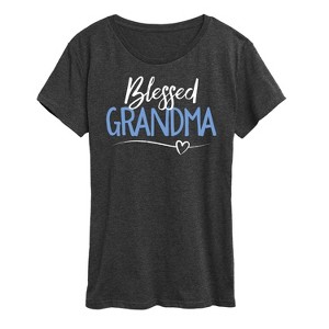Women's - Instant Message - Blessed Grandma Short Sleeve Graphic T-Shirt - 1 of 4