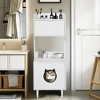 LOVMOR Litter Box Enclosure with Shelves and Doors Pet Crate Storage Cabinet - 2 of 4