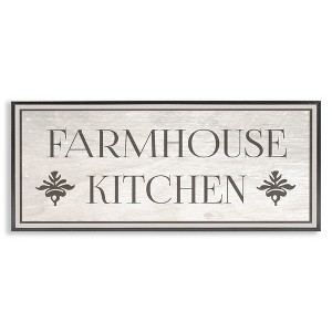 Stupell Industries Farmhouse Kitchen Typography, 30" x 13" - 1 of 4