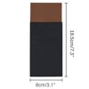 INSPIRE CHIC Men's Prefolded Solid Suit Handkerchief Pocket Squares 7.3"x3.1" 1 Pc - 2 of 4