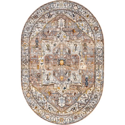 Nuloom Harriet Vintage Medallion Fringe Indoor Area Rug