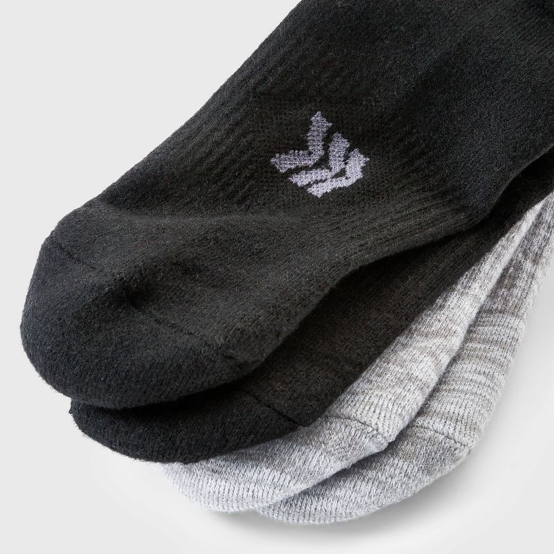 Women&#39;s Cushioned 6+1 Bonus Pack Low Cut Athletic Socks - All In Motion&#8482; Heather Gray/Black 4-10, 4 of 5