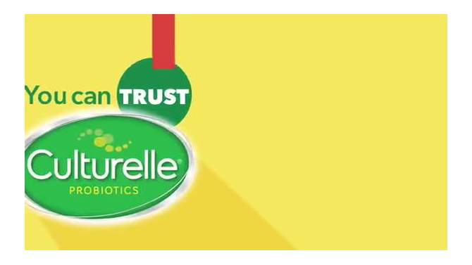 Culturelle Digestive Health Daily Probiotic 10 Billion CFUs, 2 of 10, play video