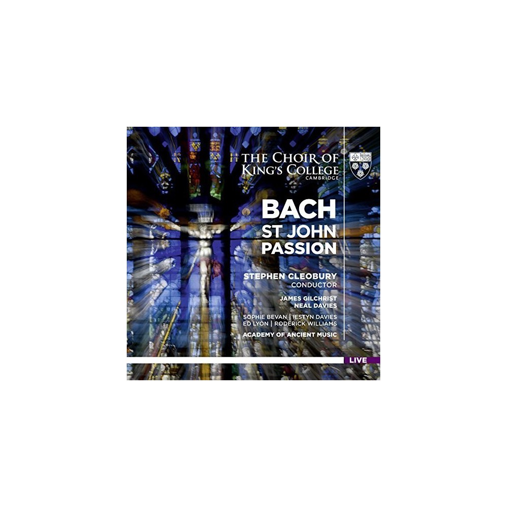 J.S. Bach & Cleobury & Gilchrist & Davies - Johann Sebastian Bach: St. John Passion