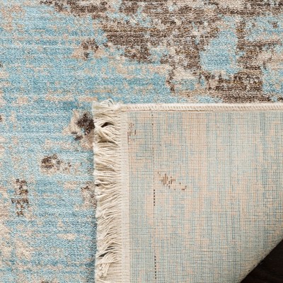 Gray Hand-Knotted Synthetic 8' x 10' Area Rug