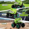 INFURNIC Toy Vehicles Crack Dinosaur Stunt Car Ultimate Action Toy for Kids Thrilling Adventure Play, Green, 6.63"*7.02"*7.02" - 2 of 4