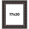 PosterPalooza | 3.5" Wide Ornate Black Picture Frame - UV Acrylic, Foam Board Backing, Hanging Hardware - 2 of 4