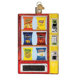 Old World Christmas 4.5 Inch Frito Lay Vending Machine Chips Doritos Lays Ruffles Tree Ornaments - 1 of 3