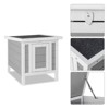 Karl Home Gray Outdoor Rabbit Hutch - 2 of 4