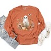 Simply Sage Market Women's Ghost Watercolor Long Sleeve Garment Dyed Tee - 3 of 4