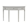 51'' Pine Veneer Console Table with Vertical Stripe Design,Stylish Storage Solution for Entryway–The Pop Home - 4 of 4