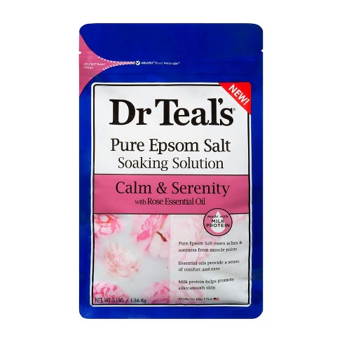Dr Teal's Calm & Serenity Pure Epsom Bath Salt - 3lb - image 1 of 3