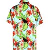HAPPY BAY Men's Hawaiian Shirts Short Sleeve Button Down Shirt Floral Shirt Men Casual Beach Holiday Hawaii Shirts for Men Funny - 2 of 4