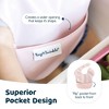 Tiny Twinkle Mess-Proof and Waterproof Baby Food Bib for Boys or Girls, Machine Washable and BPA-Free w/Adjustable Closure - 3 of 4