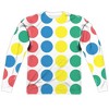 Men's Twister Game Mat (Front Back Print) Long Sleeve Costume T-Shirt - 2 of 4