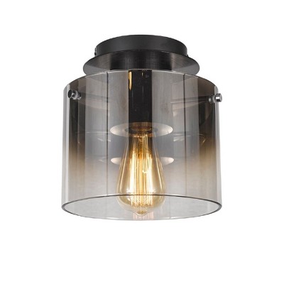 Artcraft Lighting Henley 1 - Light Flush Mount in  Satin Black