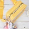 Anna-Kaci Women's Chic Transparent Crossbody & Messenger Bags with Decorative Scarf - 4 of 4