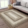 Machine Washable Runner Rug - Print Braided Non-Slip Indoor/Outdoor Carpet, Low Pile Non-Shedding Area Rug for Kitchen, Entrance Hallway - 2 of 4