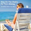 Catalonia Beach Lounge Chaise Covers with 3 Pockets, No Sliding Patio Chair Cover Towel, Pool Chair Cover, Quick Dry Chaise Cover, 73"x31" - 4 of 4