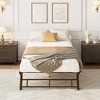 Stand Up Trundle Day Bed,Pop Up Trundle,Twin Trundle Bed Frame Only,Metal Slats Support with Lockable Casters - 3 of 4