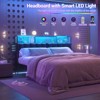 Aheaplus Upholstered Headboard with Storage Bags - 2 of 4
