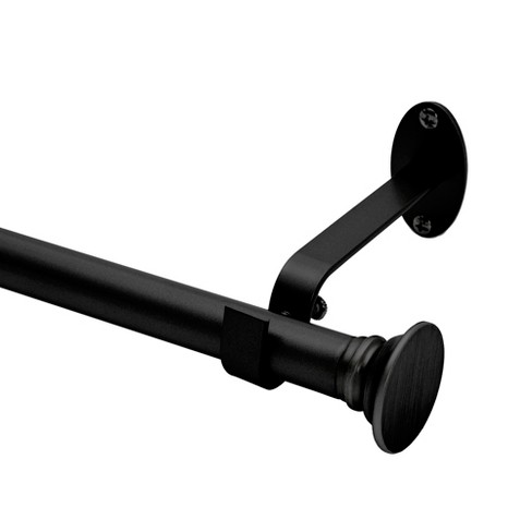 28-48 Café Ball Curtain Rod Black - Room Essentials™ : Target