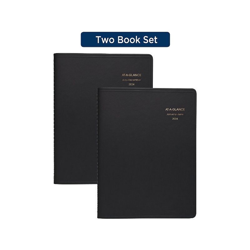 2024 AT-A-GLANCE 8.5" x 11" Daily 8-Person Appointment Book Set Black (70-212-05-24), 3 of 8