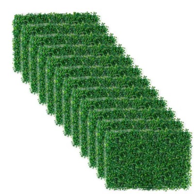 Dexmalle 12Pcs Artificial Peanut Leaf Hedges Panels