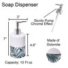 Evideco French Home Goods Tropical Bath Hand Soap & Lotion Dispenser 10 FL OZ - 3 of 4