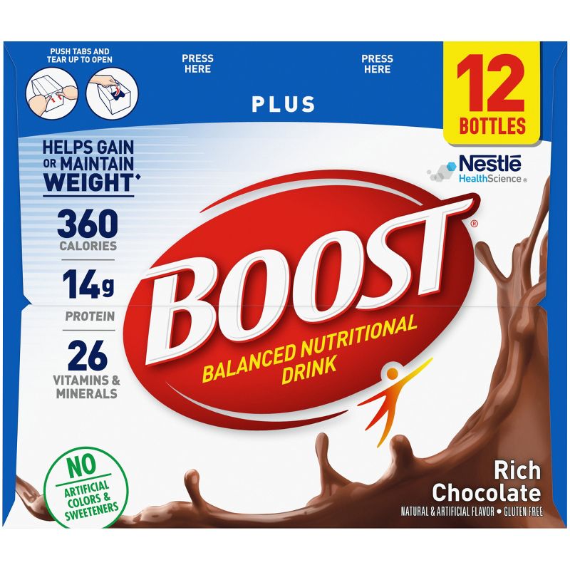 Boost Plus Nutritional Drink - Rich Chocolate - 8 fl oz/12pk, 6 of 7