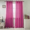 RT Designer Collection Nancy Grommet Luxurious Modern Design Curtain Panel 54" x 95" Neon Pink - 2 of 4