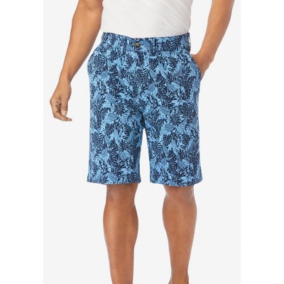 KingSize Men's Big & Tall 10" Flex Full-Elastic Waist Chino Shorts