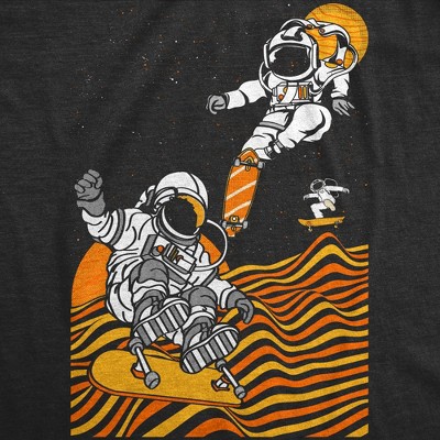 Мужские футболки Crazy Dog T-Shirts, Inc. Mens Funny T Shirts Astro Skate Park Space Graphic Tee for Men - Crazy Dog Men's T Shirt For Astronauts Black XL — фото 2