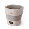 12L Portable Washing Machine, Foldable Mini Washer with with 4 Modes and Spin Basket Deep Cleaning - 3 of 4