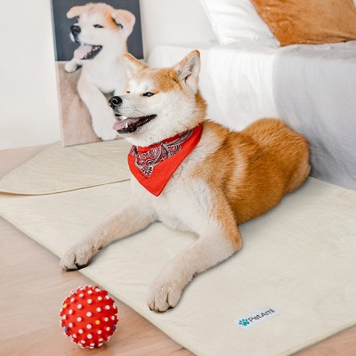 Medium Beige Waterproof Sherpa Fleece Dog Blanket