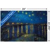 Trends International Starry Night over The Rhone Unframed Wall Poster Prints - 3 of 4