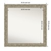 Amanti Art Filigree Non-Beveled Framed Bathroom Vanity Wall Mirror - 3 of 4
