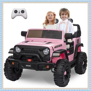 24V 2 Seater Ride on Toys for Kids, Ride on Truck with Remote Control, Bluetooth,2X200W Powerful Motors, Lights, Powered Wheels for Boys Girls - 1 of 4