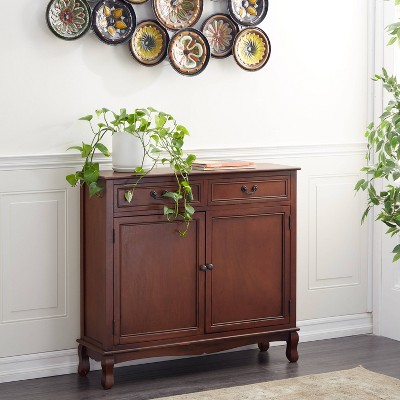 Traditional Wood Accent Storage Cabinet - Olivia & May